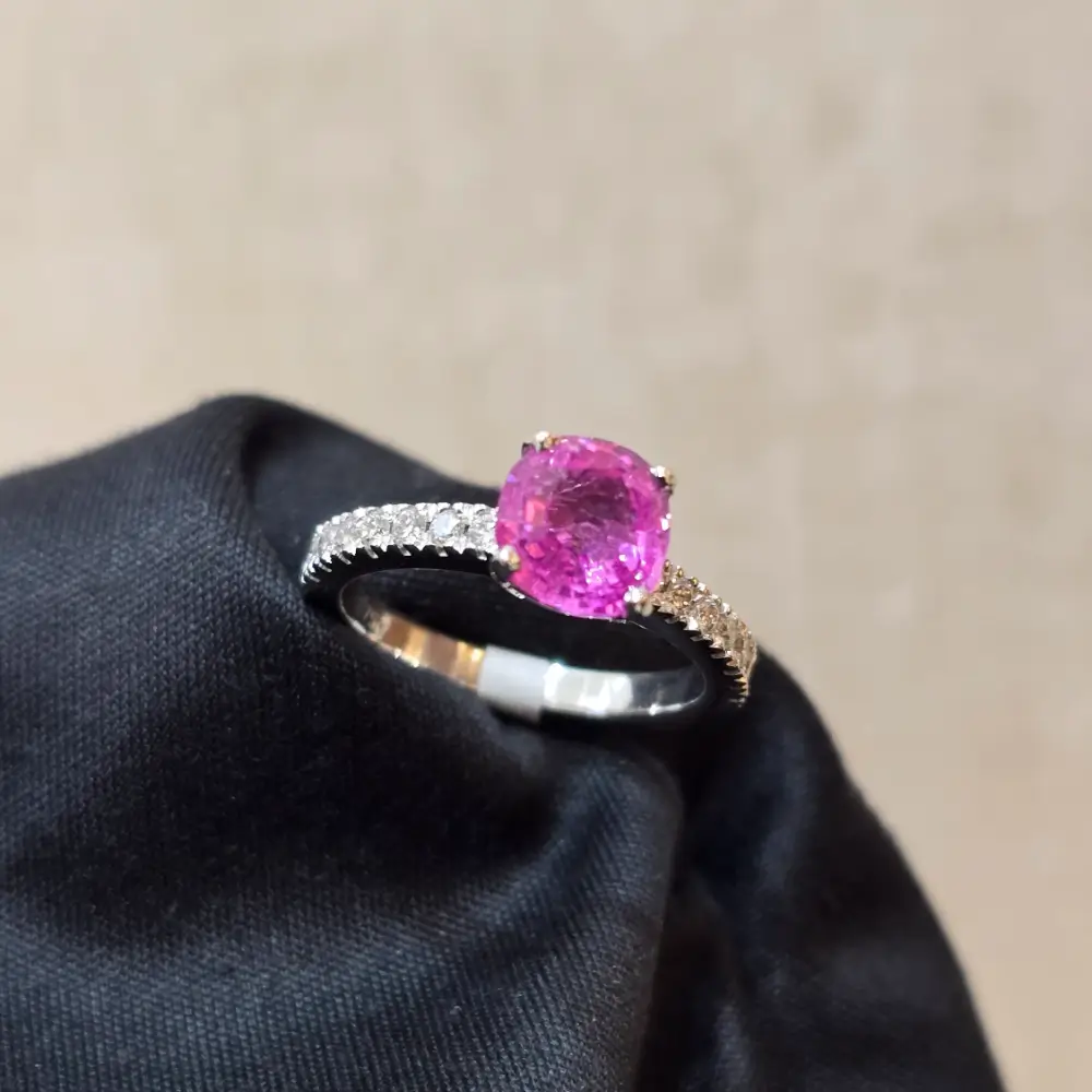 Pink Sapphire Ring