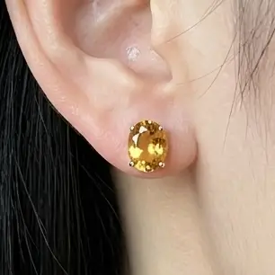 Citrine Earring